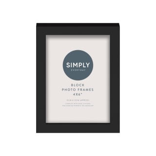 Simply Everyday 4 X 6" Block Frames 3pk - Black