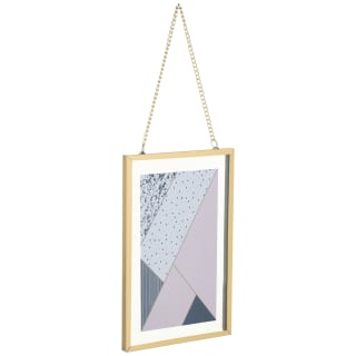 B&M Gold Hanging Picture Frame 4 X 6"