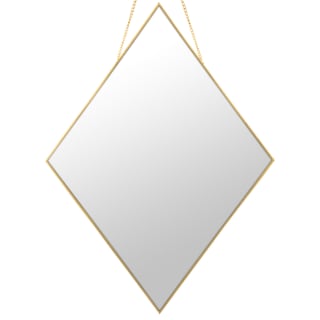B&M Diamond Hanging Mirror - Gold