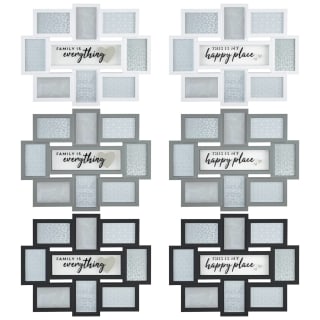 B&M Multi Aperture Photo Frame 8pc - Family Is Everything