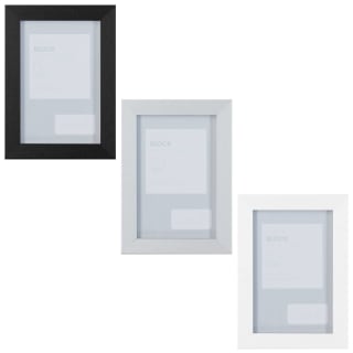 B&M Block Photo Frame 4 X 6" 2pk - Grey