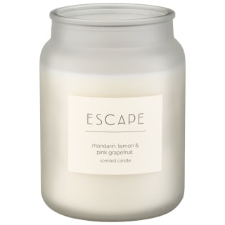 B&M Large Spa Scented Candle - White - Escape