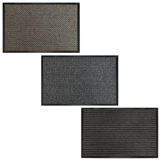 B&M Small Printed Magic Doormat - Grey Mottel