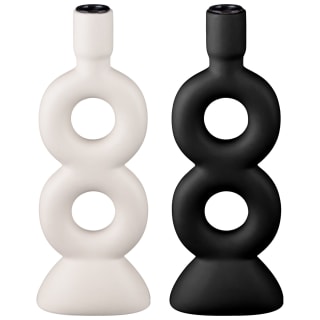 B&M Dinner Candle Holder - Black