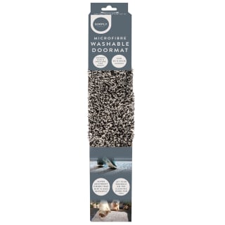 Simply Everyday Microfibre Washable Doormat 40 X 60cm