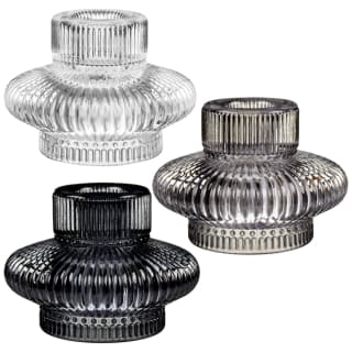 Karina Bailey Tealight Dinner Candle Holder - Grey