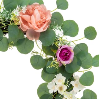 Bloom Spring Flowers Wreath - Pink