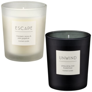 B&M Escape Scented Candle - Mandarin & Lemon & Pink Grapefruit
