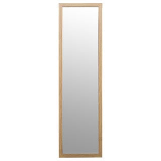 B&M Over Door Mirror 120 X 30cm - Brown