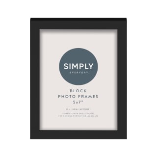  Simply Everyday 5 X 7" Block Frames 3pk - Black