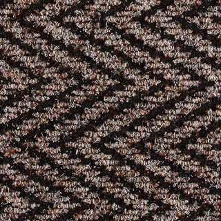 B&M Half Moon Indoor Chevron Doormat 40 X 70cm