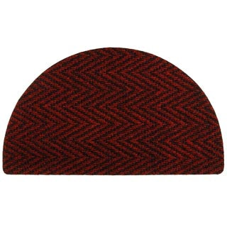 B&M Half Moon Indoor Chevron Doormat 40 X 70cm