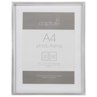 B&M A4 Metallic Picture Frame