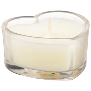  Heart Candles 3pk