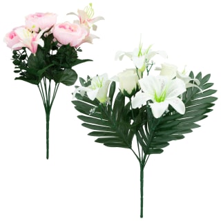 B&M Medium Flower Bunch - Pink