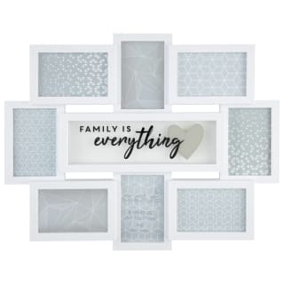 B&M Multi Aperture Photo Frame 8pc - Family Is Everything