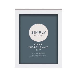  Simply Everyday 5 X 7" Block Frames 3pk - White