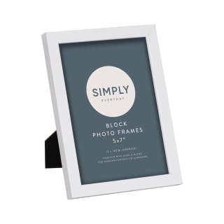  Simply Everyday 5 X 7" Block Frames 3pk - White