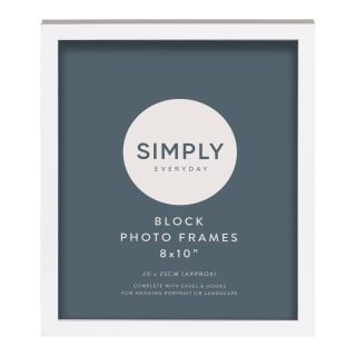  Simply Everyday 8 X 10" Block Frames 3pk - White