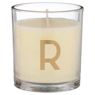 B&M Alphabet Candle (Assorted) - Sandalwood & Amber