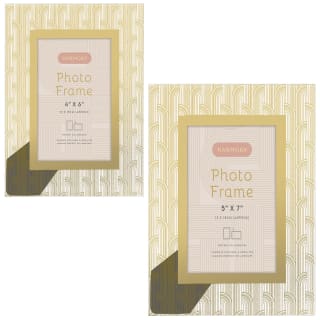 B&M Harmony Glass Photo Frame 4 X 6" - Gold