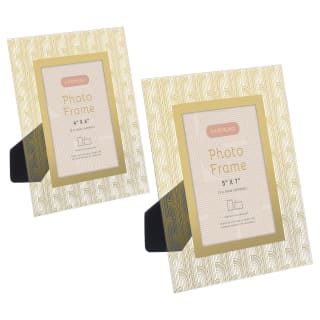 B&M Harmony Glass Photo Frame 4 X 6" - Gold