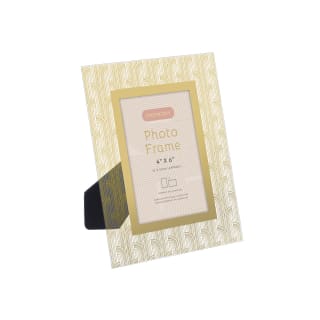 B&M Harmony Glass Photo Frame 4 X 6" - Gold