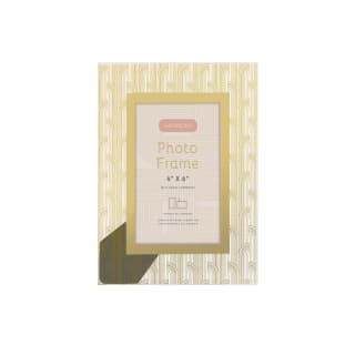 B&M Harmony Glass Photo Frame 4 X 6" - Gold