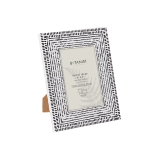 B&M Spotty Photo Frame 4 X 6" - Black & White