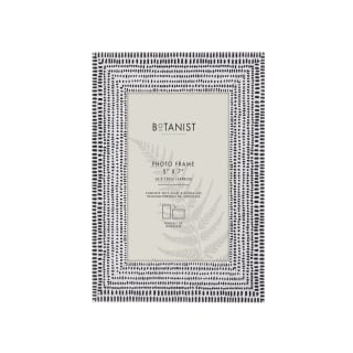 B&M Spotty Photo Frame 5 X 7" - Black & White