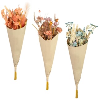 B&M Dried Flower Bunch - Red