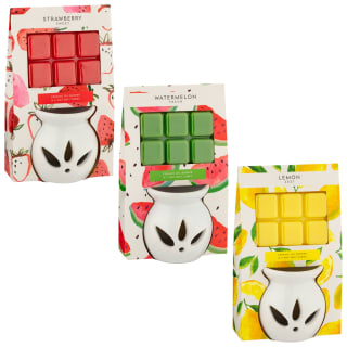 B&M Oil Burner & Wax Melt Set - Watermelon