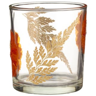 B&M Dried Flowers Tealight Holder - Orange