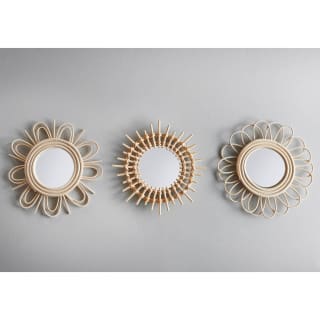 B&M Rattan Mirror 3pk