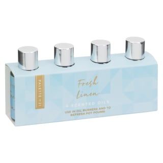 B&M Scented Refresher Oil 4pk - Fresh Linen