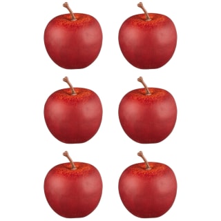 B&M Apple Decorations 6pk