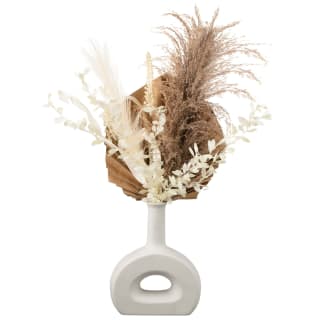 B&M Donut Vase With Dried Flowers