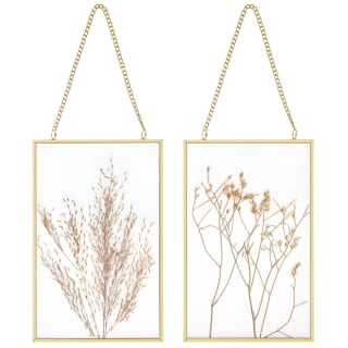 B&M Hanging Frame With Pressed Flowers