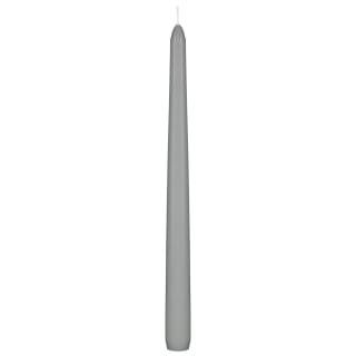  Tapered Candles 8pk - Grey