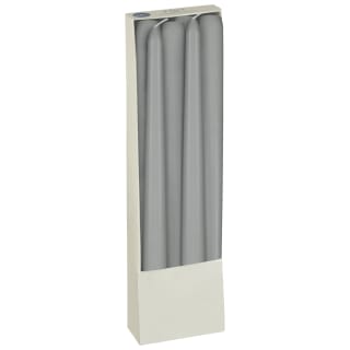  Tapered Candles 8pk - Grey