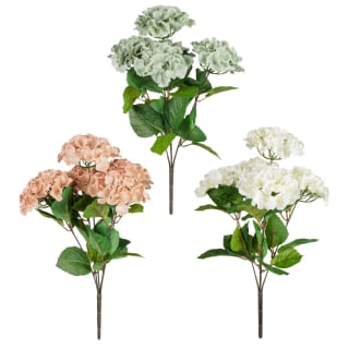 B&M Hydrangea Artificial Flower Bunch - Mink