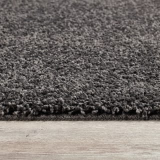 B&M Buddy Plain Shaggy Grey Runner Doormat