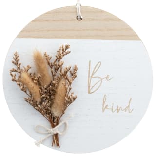 B&M Pampas Grass Hanging Plaque