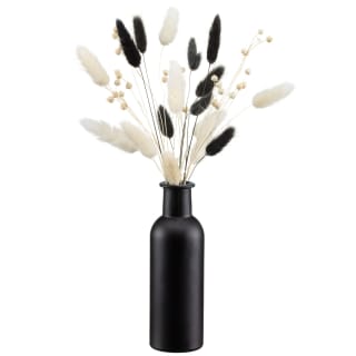 B&M Black Bottle With Dried Glass