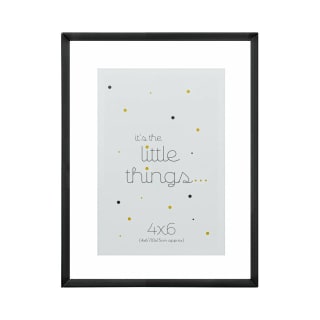 B&M Glass & Metal Photo Frame 4x6"