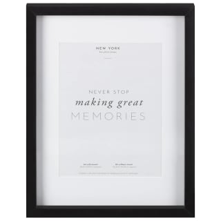 B&M A4 New York Box Photo Frame - Black