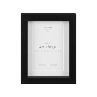 B&M New York Box Photo Frame - 4 X 6" - Black