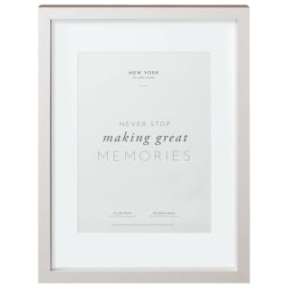 B&M A4 New York Box Photo Frame - Grey