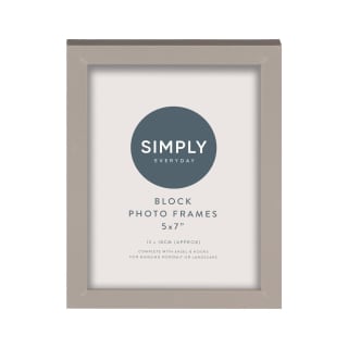  Simply Everyday 5 X 7" Block Frames 3pk - Grey
