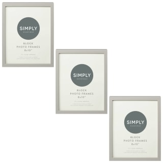  Simply Everyday 8 X 10" Block Frames 3pk - Grey